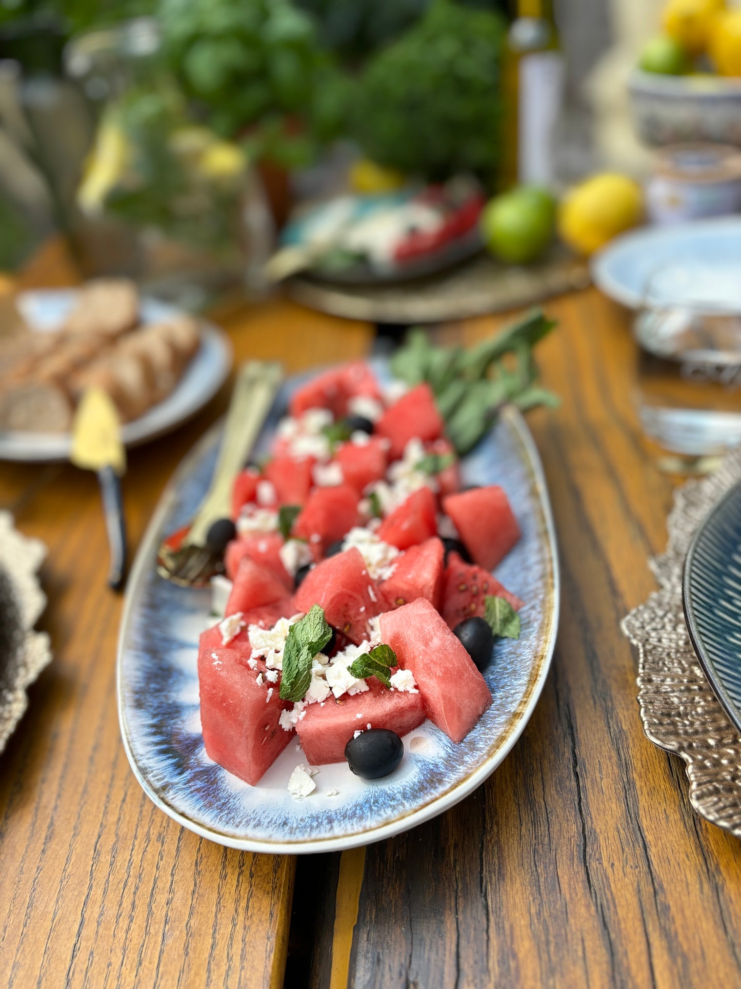 Serveerschaal Blauw (limited edition)