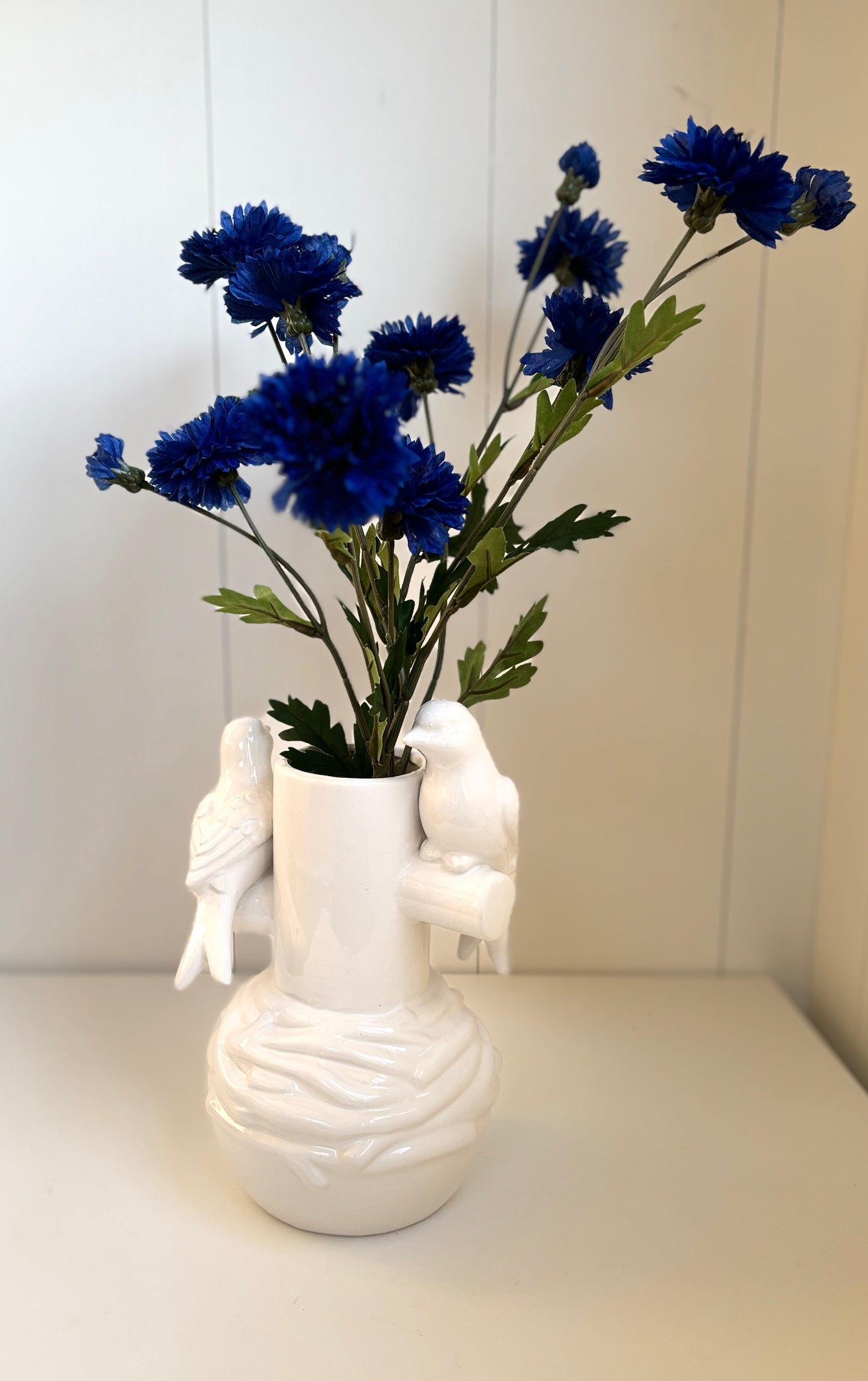 Vaas met vogels (20 x 15 cm)