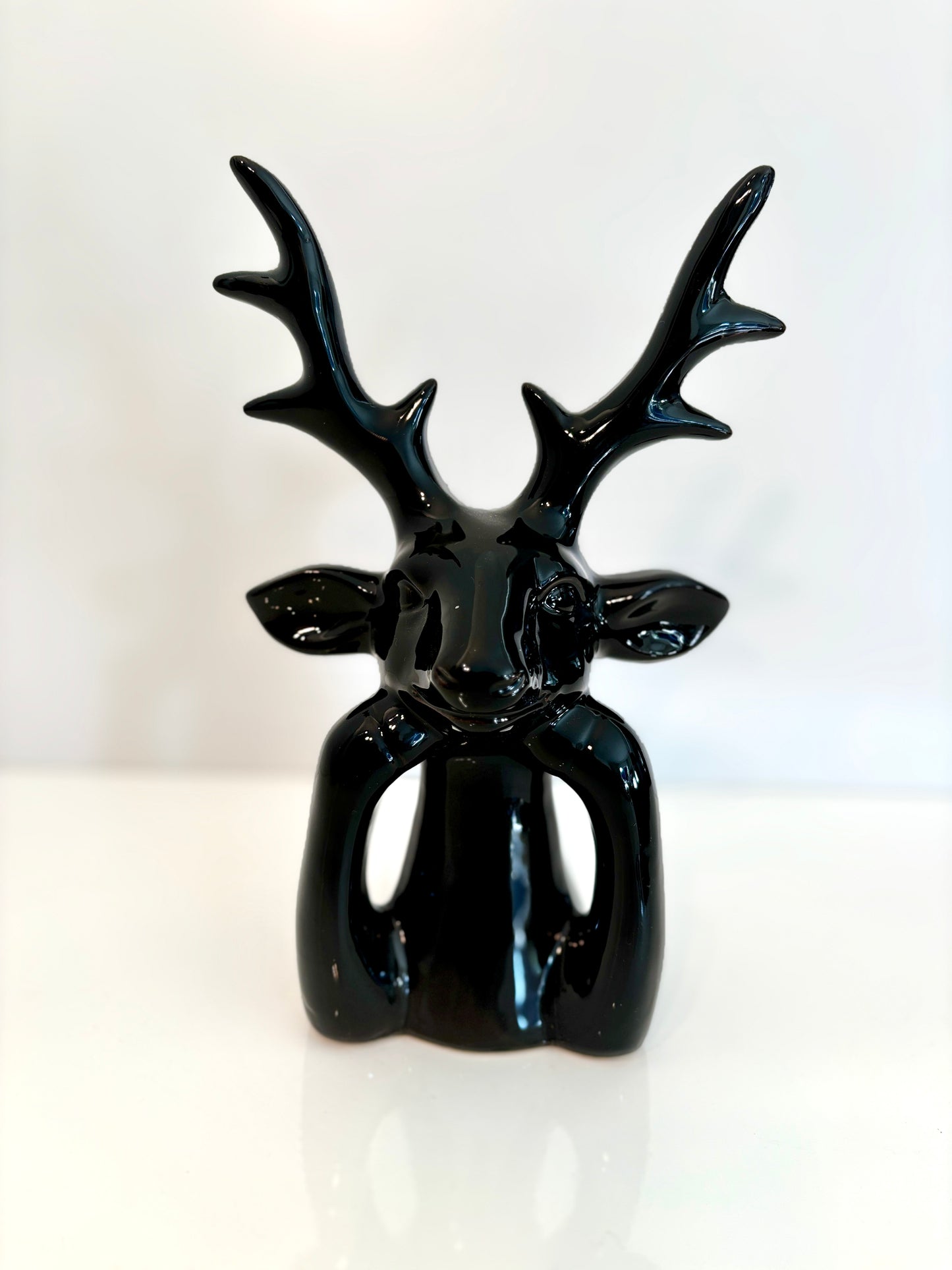 Rendierkop zwart (14*10*24cm)