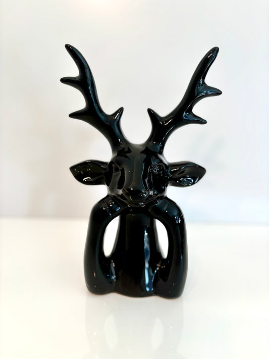 Rendierkop zwart (14*10*24cm)