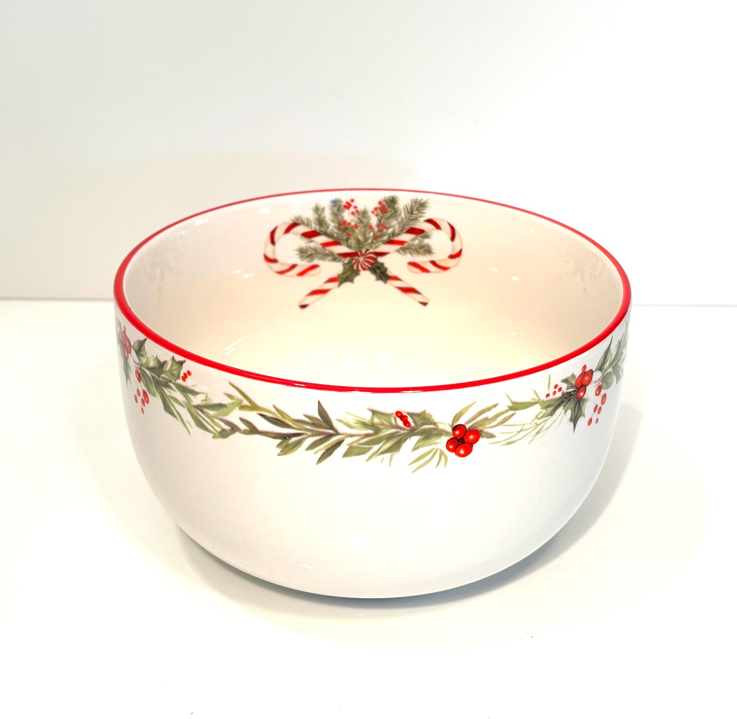 Kerstbord aardewerk 25*25*2cm