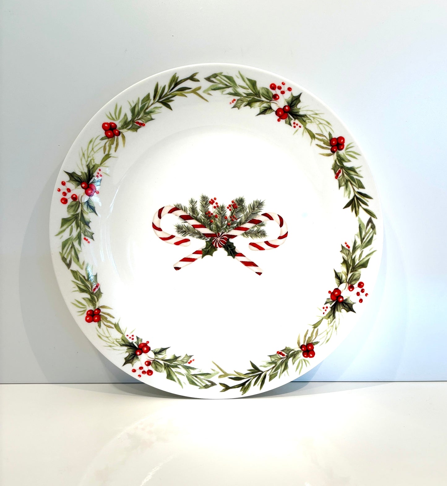 Kerstbord aardewerk 25*25*2cm