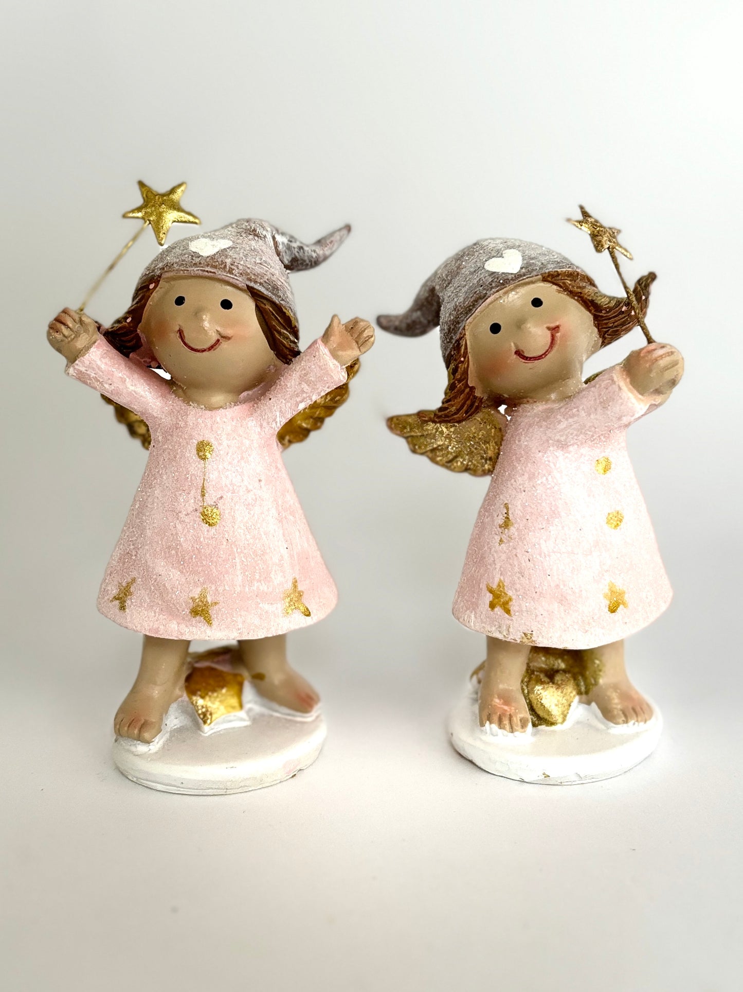 Decoratieve set engeltjes (10.5cm)