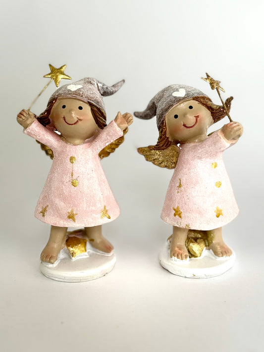 Decoratieve set engeltjes (10.5cm)