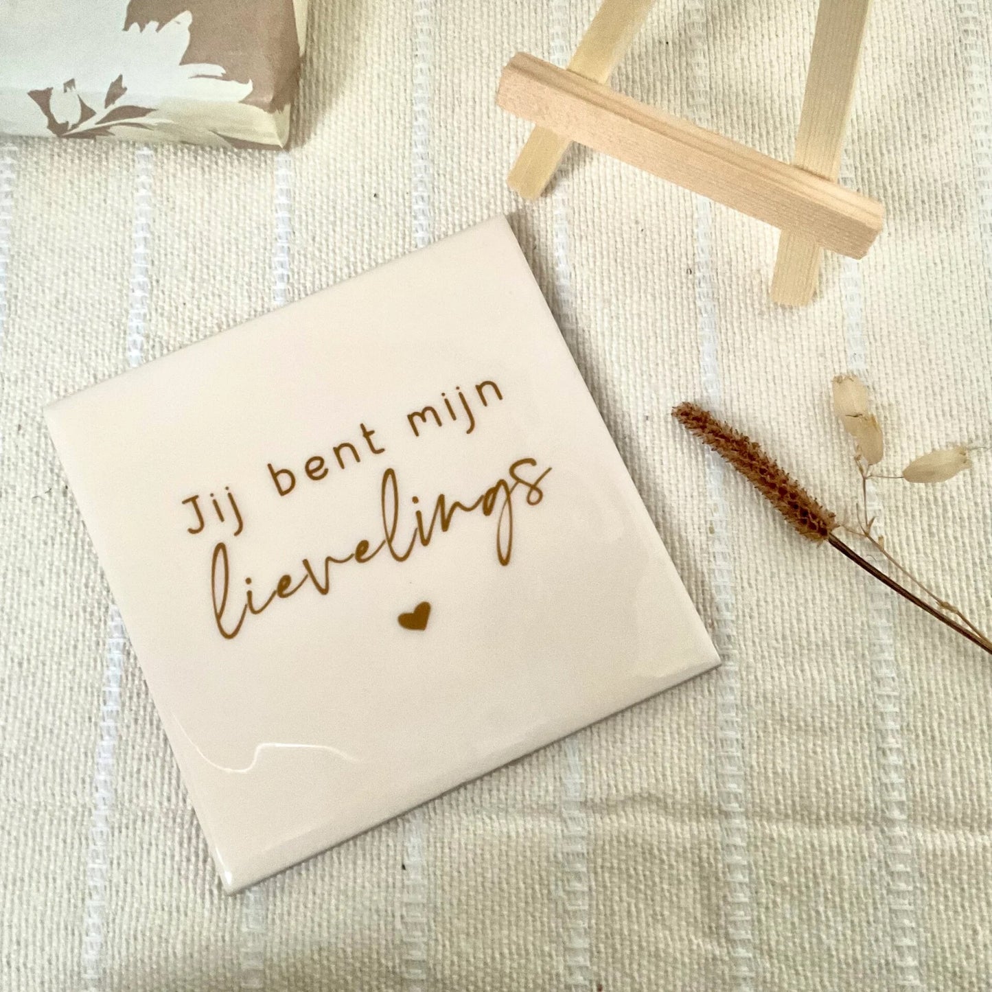 Diverse tegeltjes met tekst (11 x 11cm)